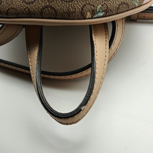 Guess Tan Floral Print Backpack/Purse main image 8